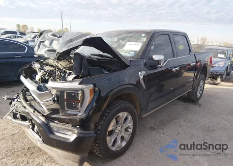 2022 Ford F-150 Platinum z USA, uszkodzony, nr VIN 1FTFW1E87NFA66661